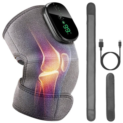 3-in-1 Heated Pads Massager with 3 Level Vibration DailySale