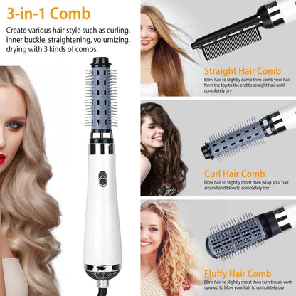 3-in-1 Hot Air Brush One-Step Hair Dryer Comb DailySale