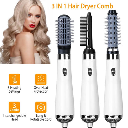 3-in-1 Hot Air Brush One-Step Hair Dryer Comb DailySale