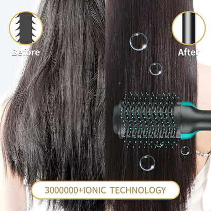 3-in-1 Ionic Straightening Hot Air Brush with Anti-Scald Feature DailySale