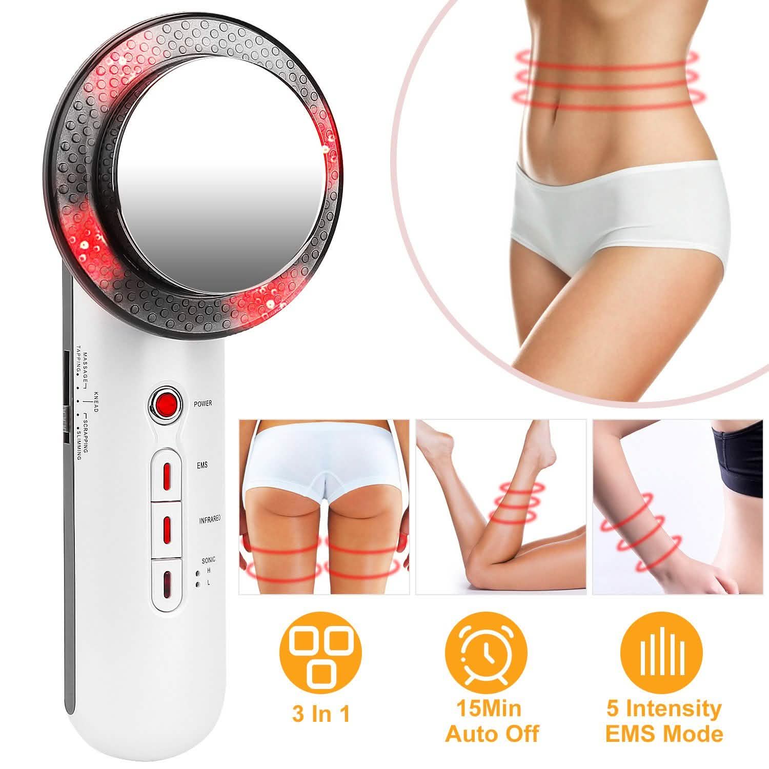 3-in-1 Multifunctional EMS Infrared Massager Fat Remover DailySale
