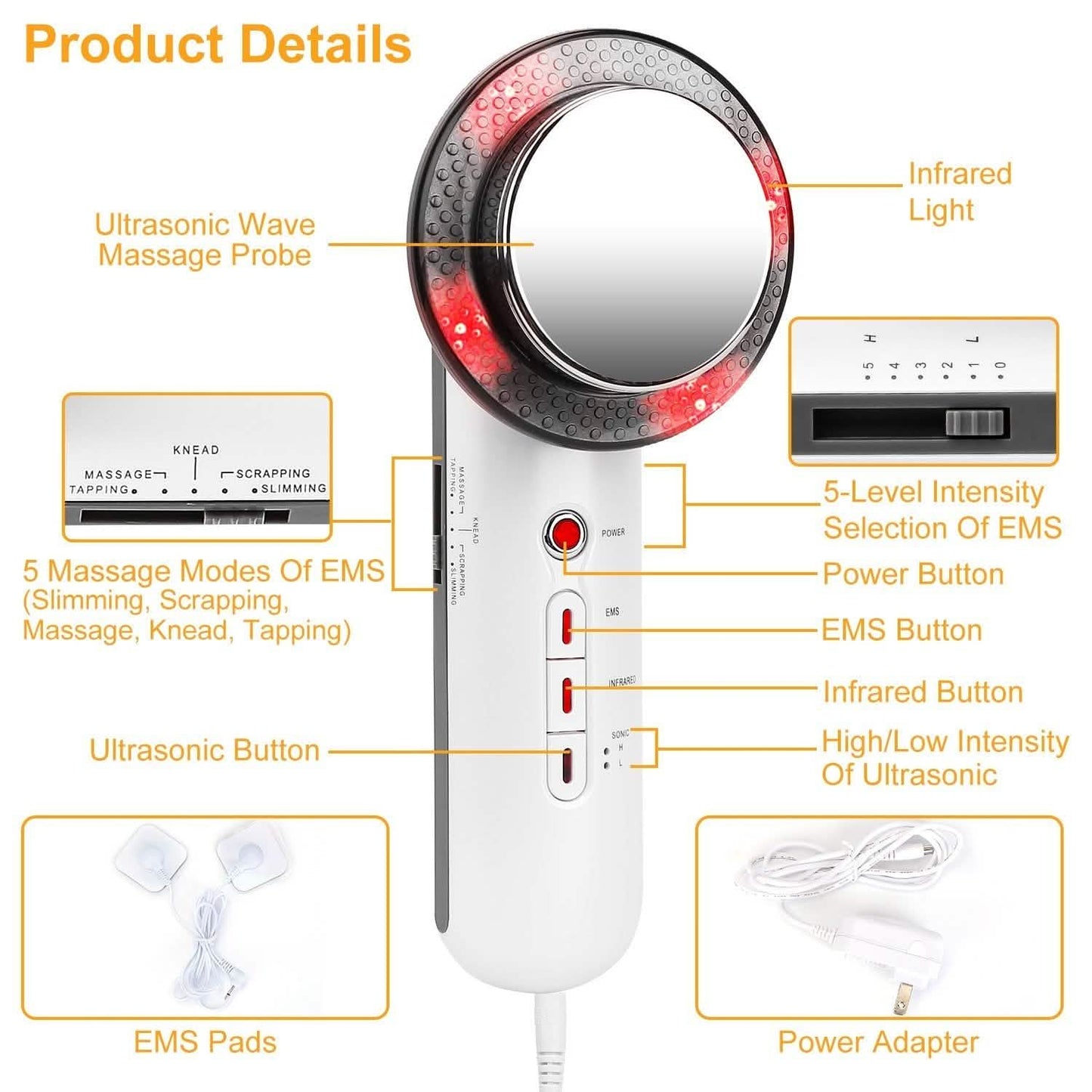 3-in-1 Multifunctional EMS Infrared Massager Fat Remover DailySale
