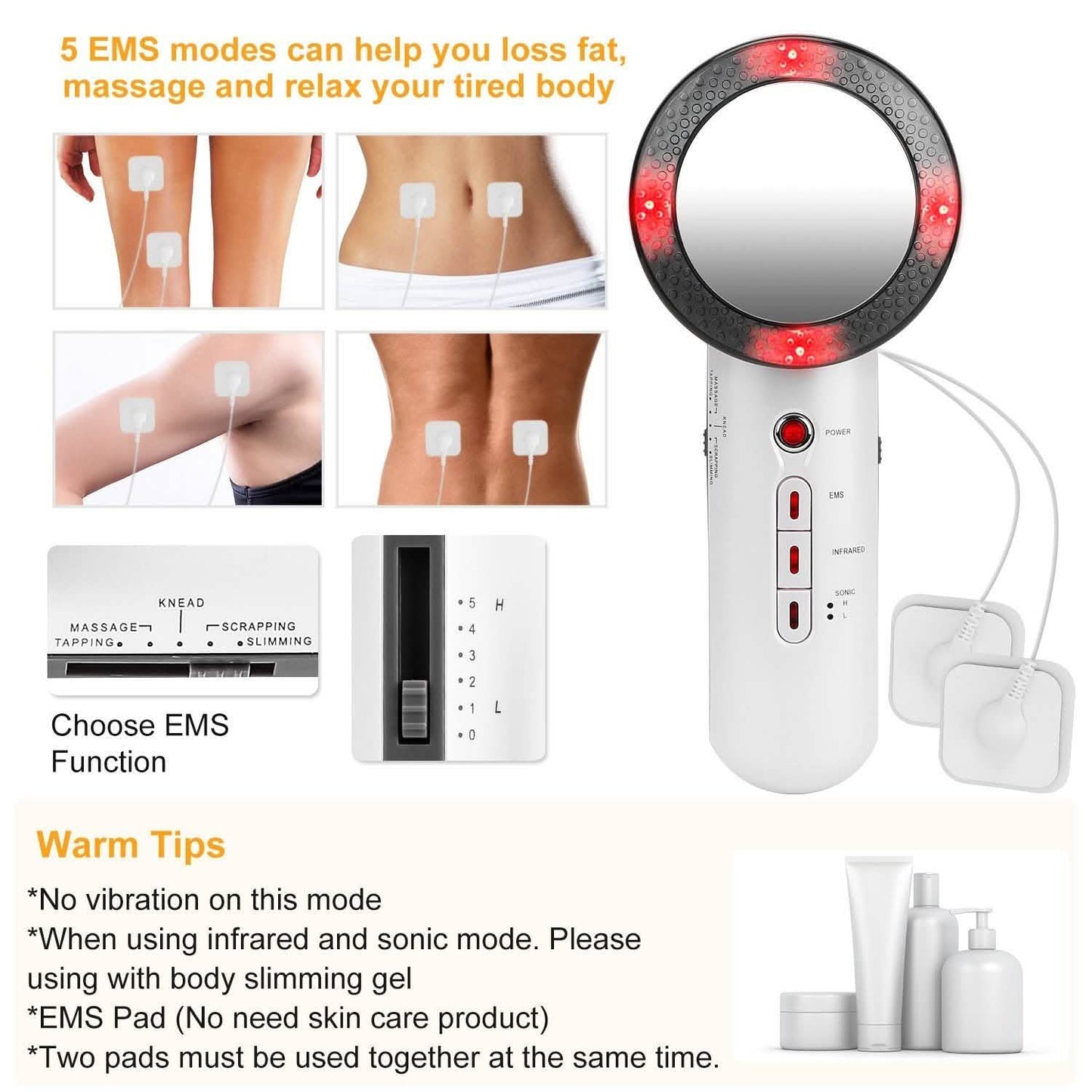 3-in-1 Multifunctional EMS Infrared Massager Fat Remover DailySale