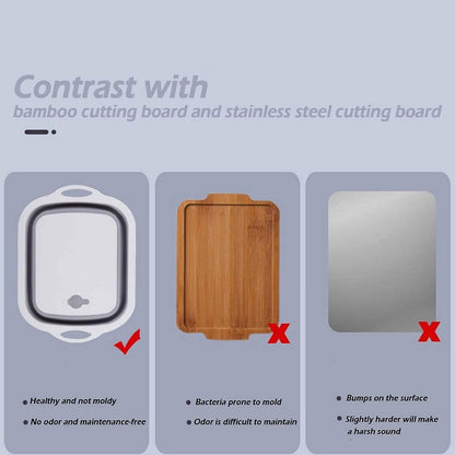 3-in-1 Multifunctional Foldable Cutting Board DailySale