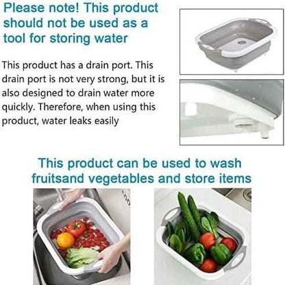 3-in-1 Multifunctional Foldable Cutting Board DailySale