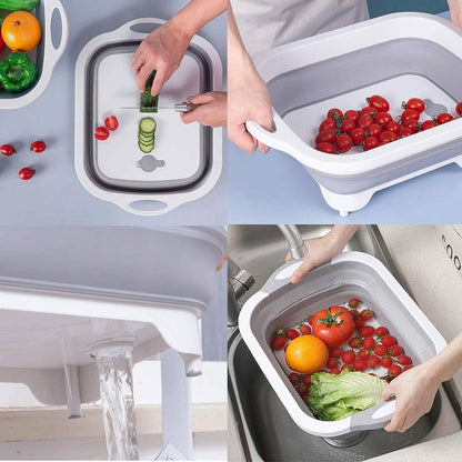 3-in-1 Multifunctional Foldable Cutting Board DailySale