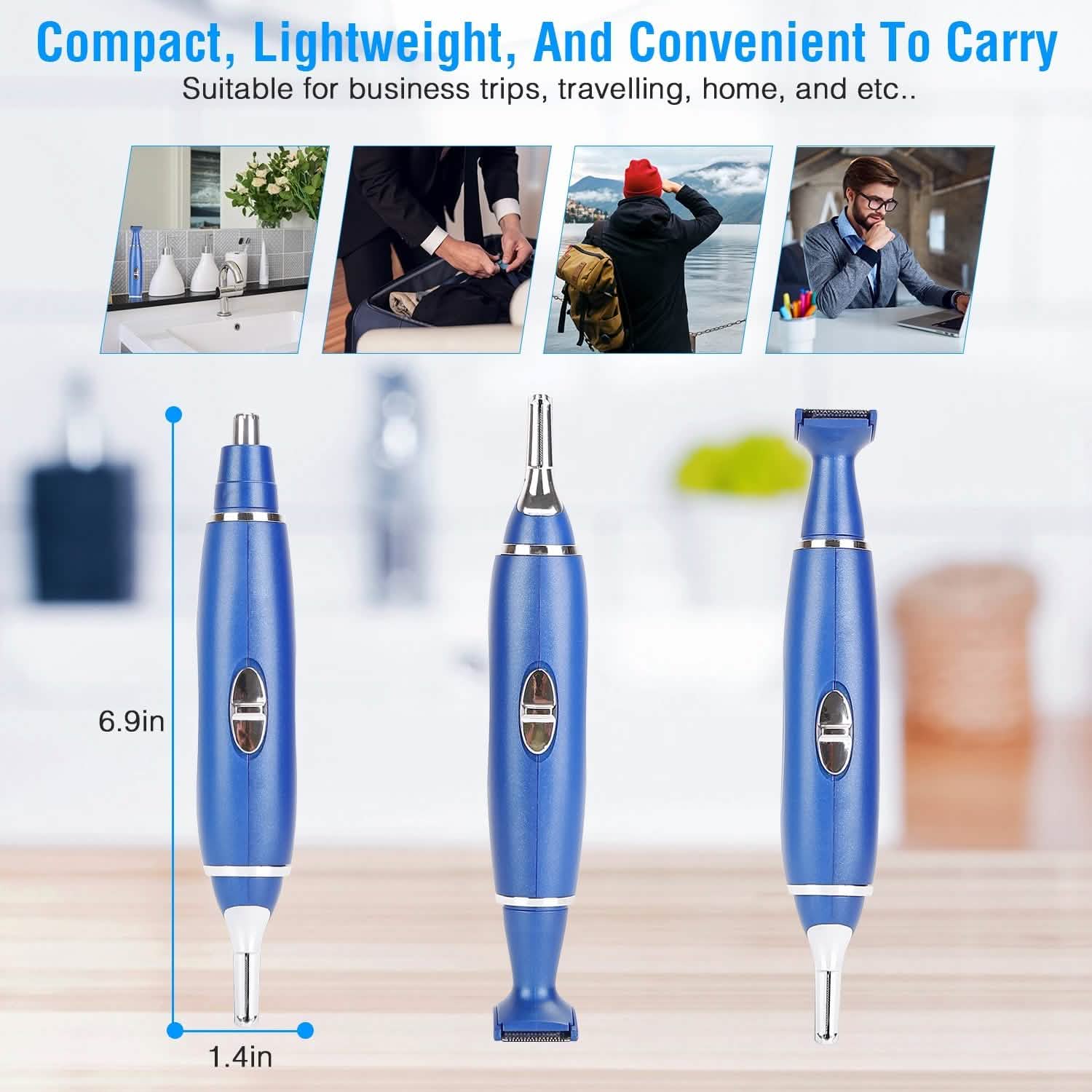 3-in-1 Nose Hair Eyebrow Beard Trimmer DailySale