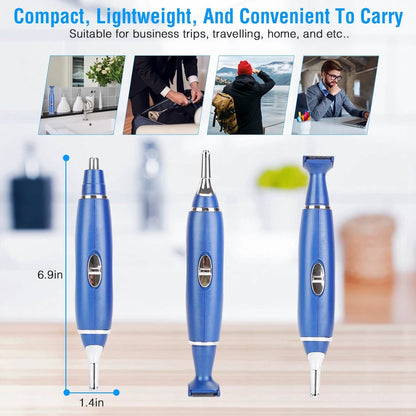 3-in-1 Nose Hair Eyebrow Beard Trimmer DailySale