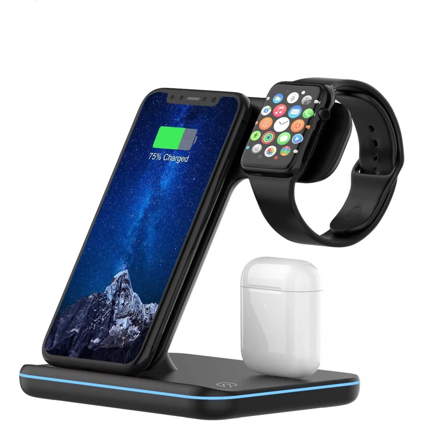 3-in-1 Qi-Certified 15W Fast Charging Station DailySale