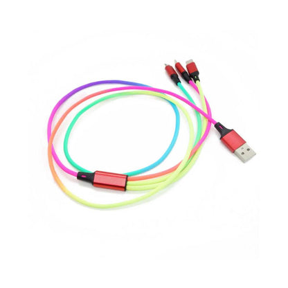 3-in-1 Rainbow Charging Cable DailySale