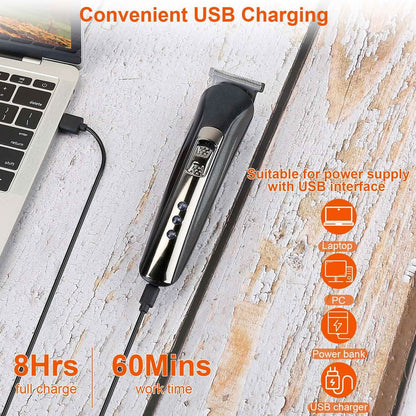 3-in-1 Rechargeable Hair Clipper Cordless Hair Trimmer Shaver DailySale