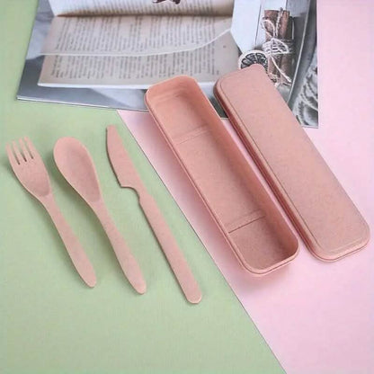 3-in-1 Reusable Camping Utensil Set with Case DailySale