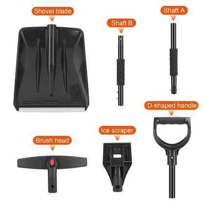 3-in-1 Snow Shovel Kit Brush Ice Scraper DailySale