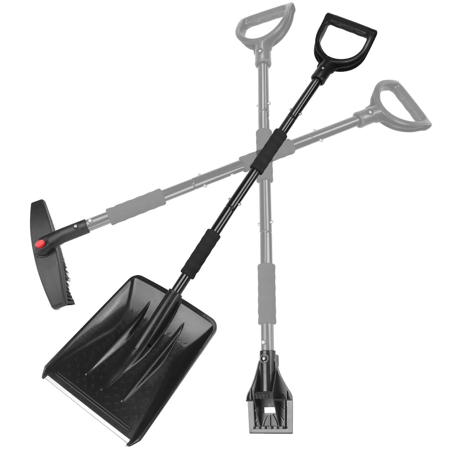 3-in-1 Snow Shovel Kit Brush Ice Scraper DailySale
