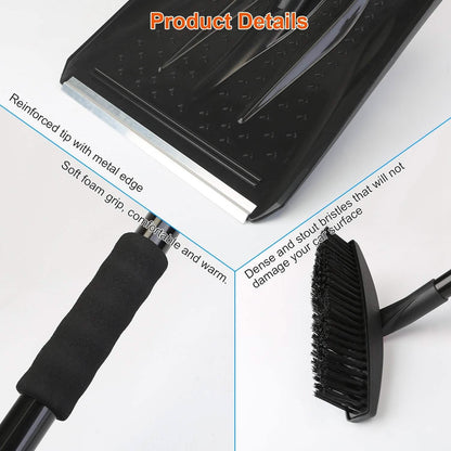 3-in-1 Snow Shovel Kit Brush Ice Scraper DailySale