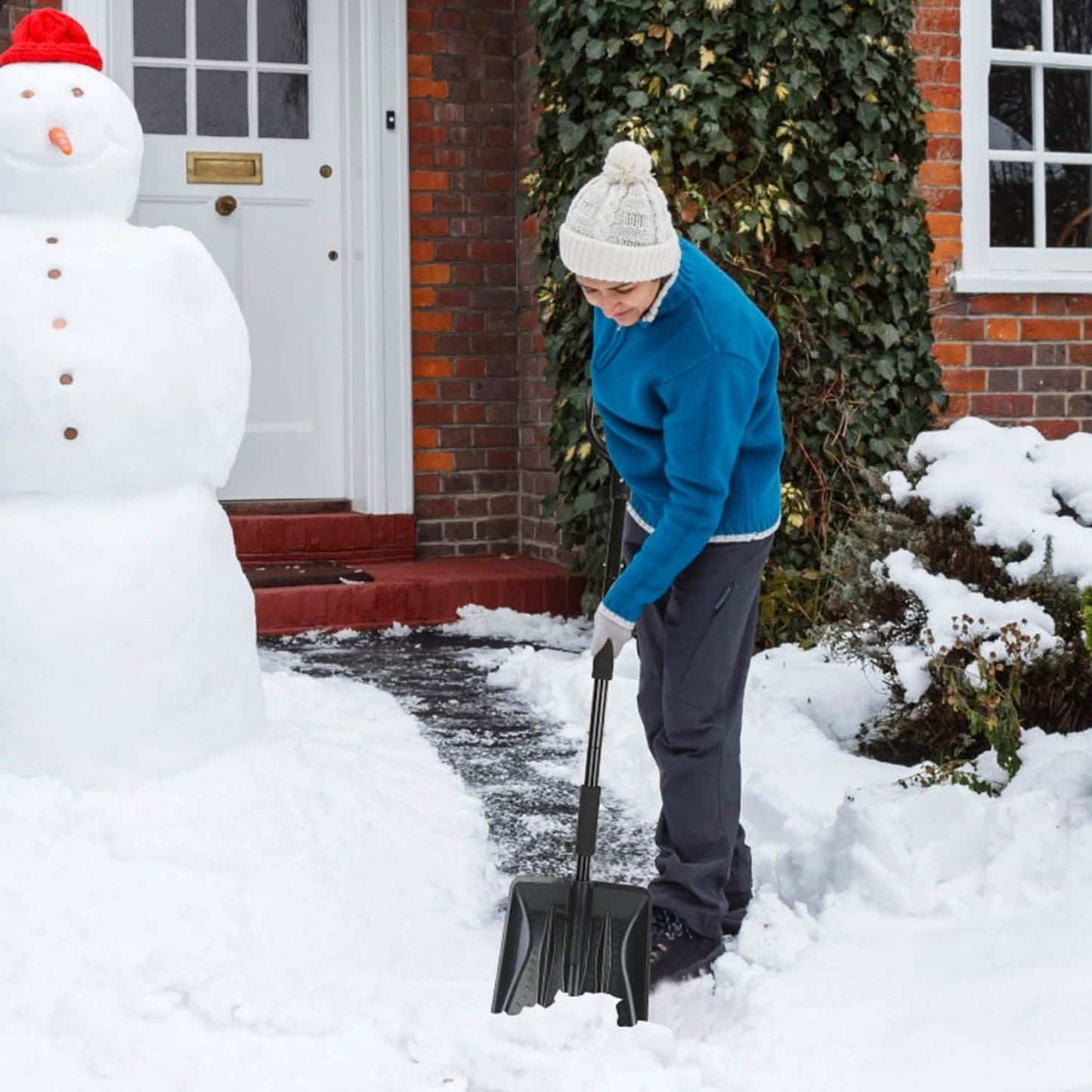 3-in-1 Snow Shovel Kit Brush Ice Scraper DailySale