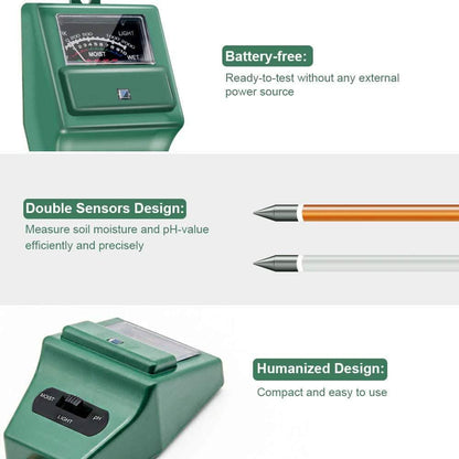 3-in-1 Soil Moisture/Light/pH Tester DailySale