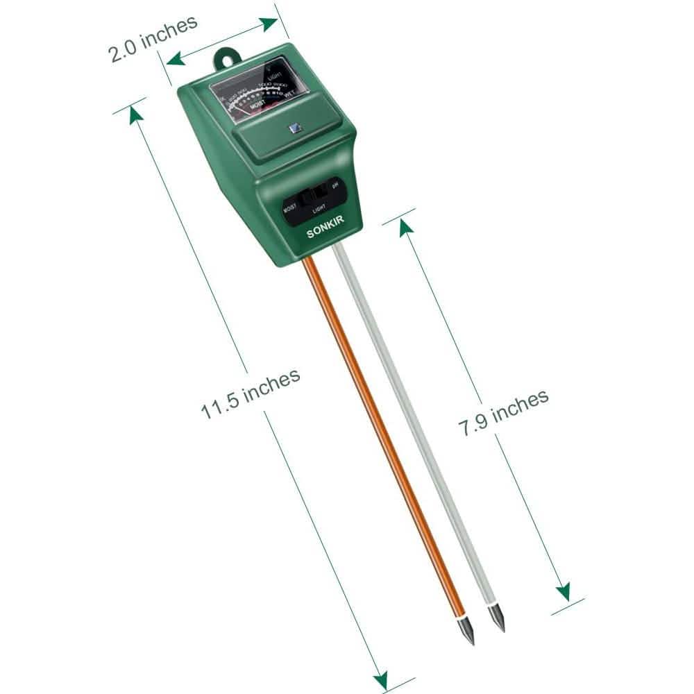 3-in-1 Soil Moisture/Light/pH Tester DailySale