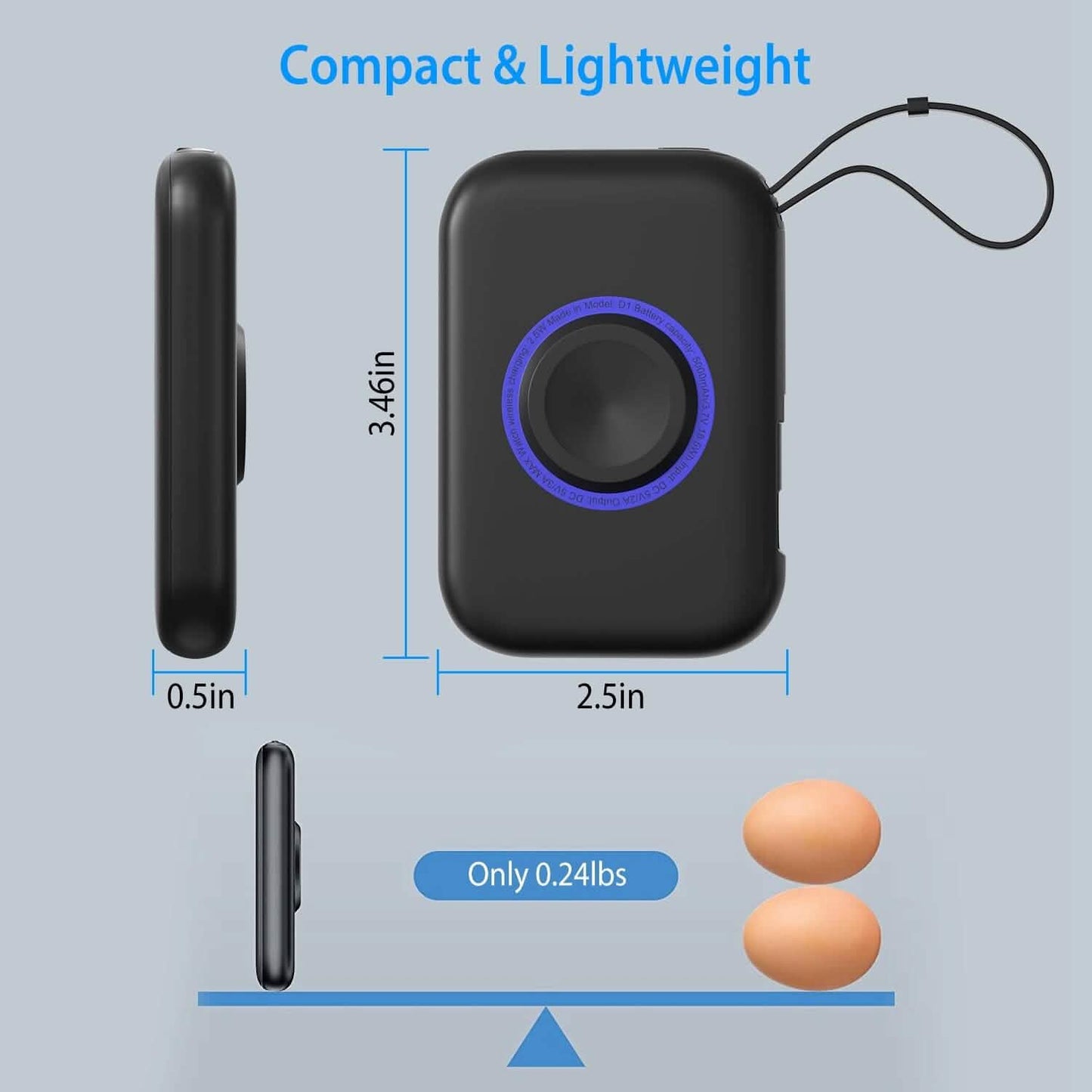 3-in-1 Wireless Charger Portable Magnetic Power Bank DailySale