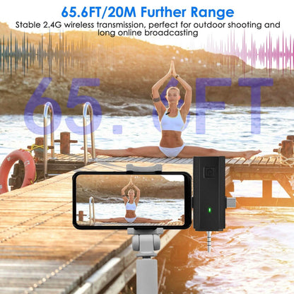 3-in-1 Wireless Clip On Microphone Omnidirectional Noise Reduction Plug DailySale