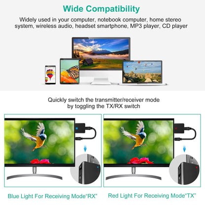 3-in-1 Wireless V5.0 USB Audio Transmitter Receiver DailySale
