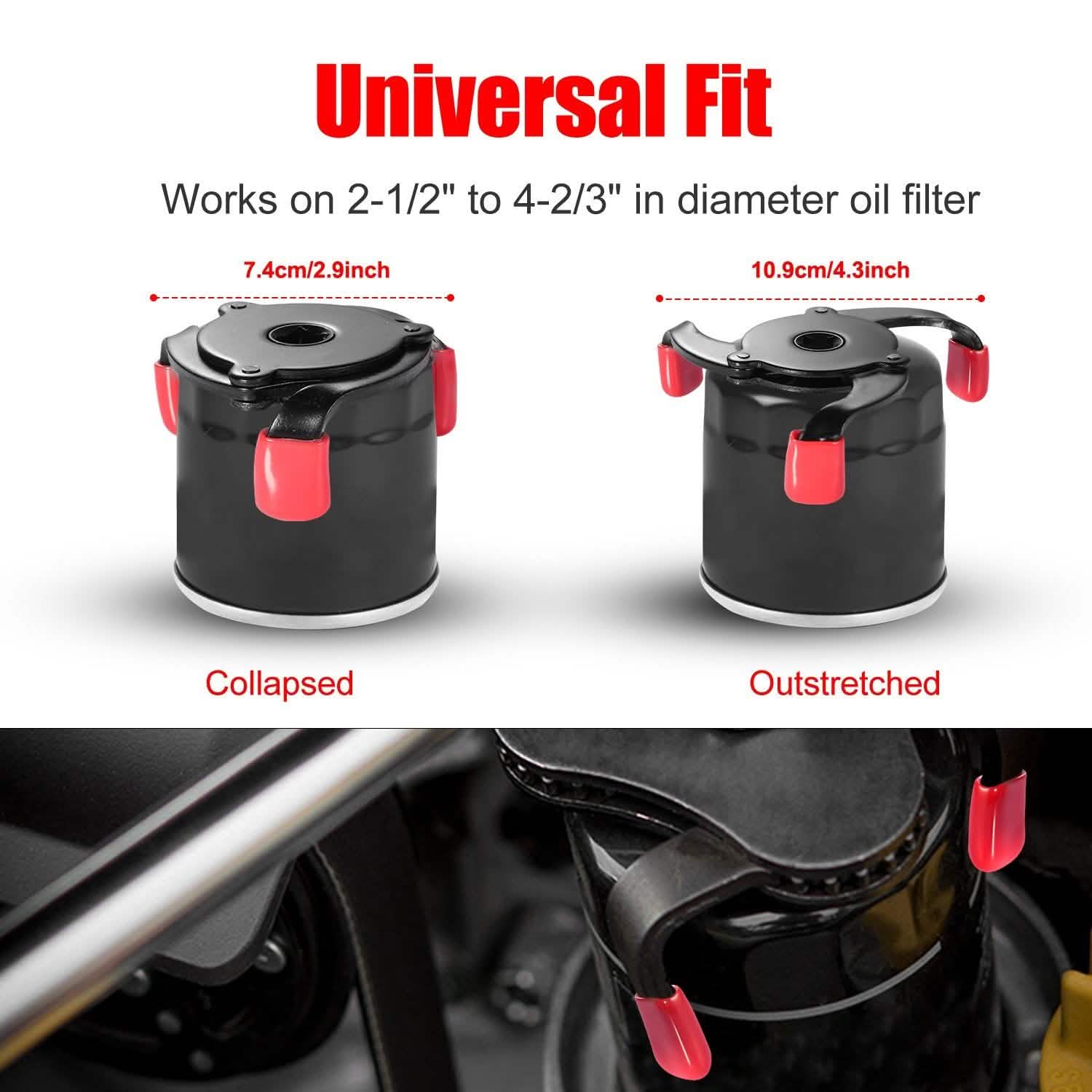 3 Jaw Oil Filter Adjustable Removal Tool DailySale