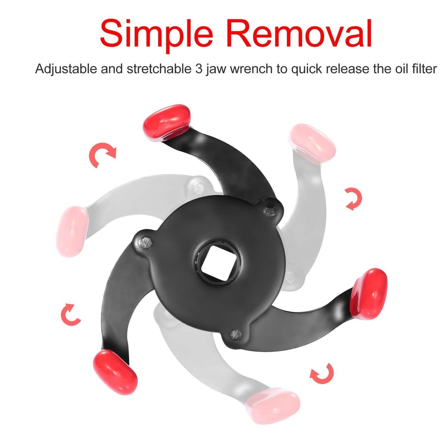 3 Jaw Oil Filter Adjustable Removal Tool DailySale