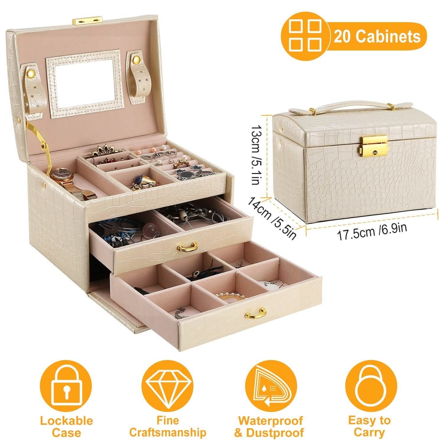 3-Layer Jewelry Case Organizer DailySale