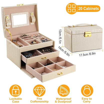 3-Layer Jewelry Case Organizer DailySale
