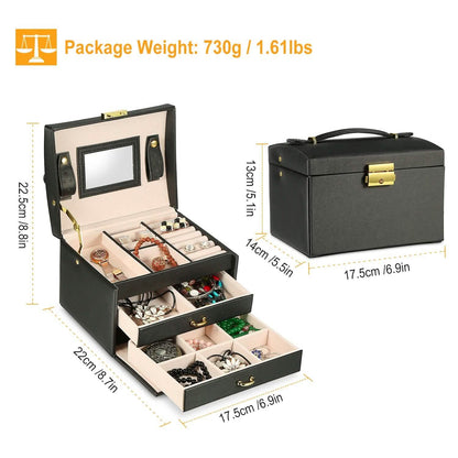 3-Layer Jewelry Case Organizer DailySale