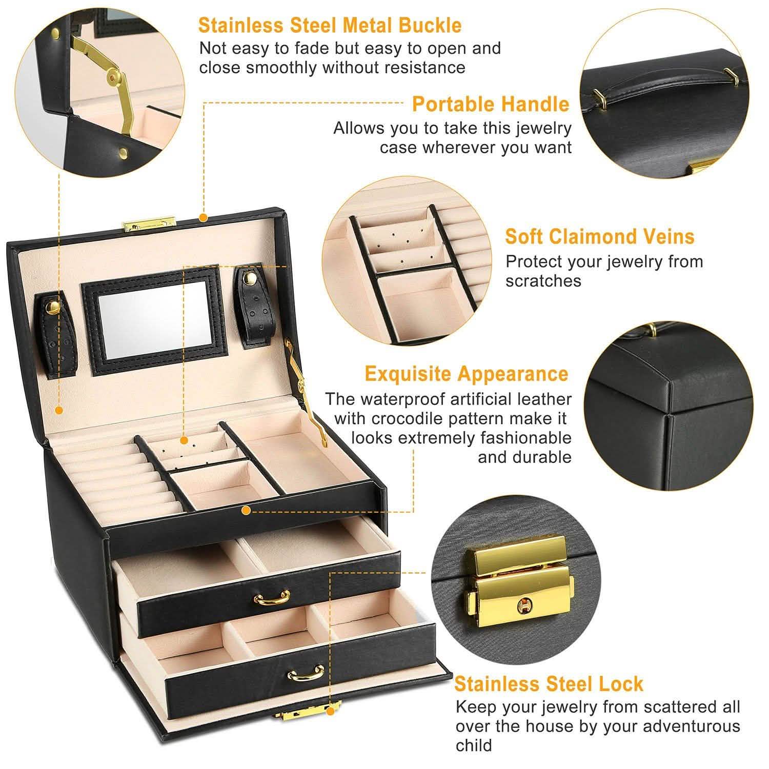 3-Layer Jewelry Case Organizer DailySale