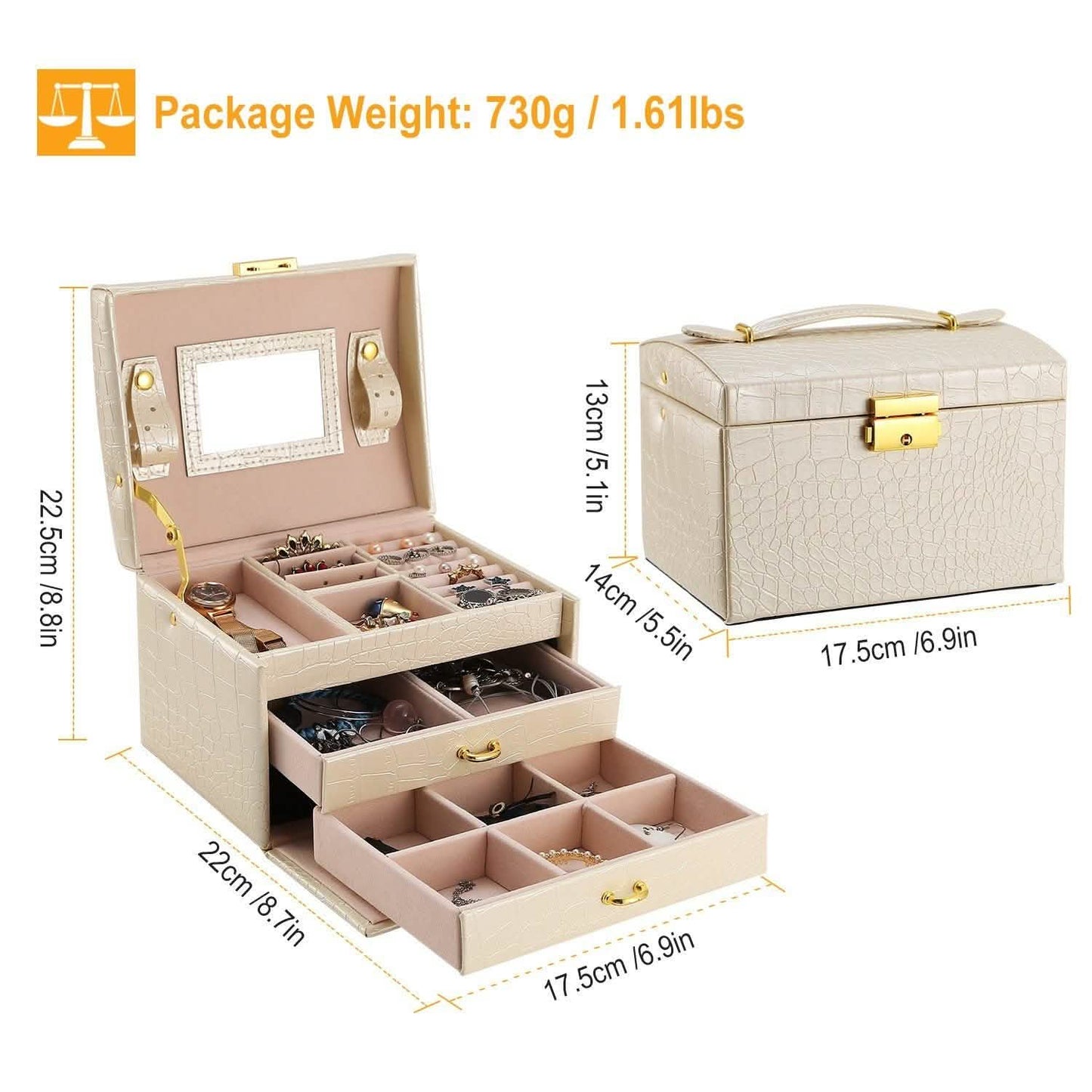 3-Layer Jewelry Case Organizer DailySale