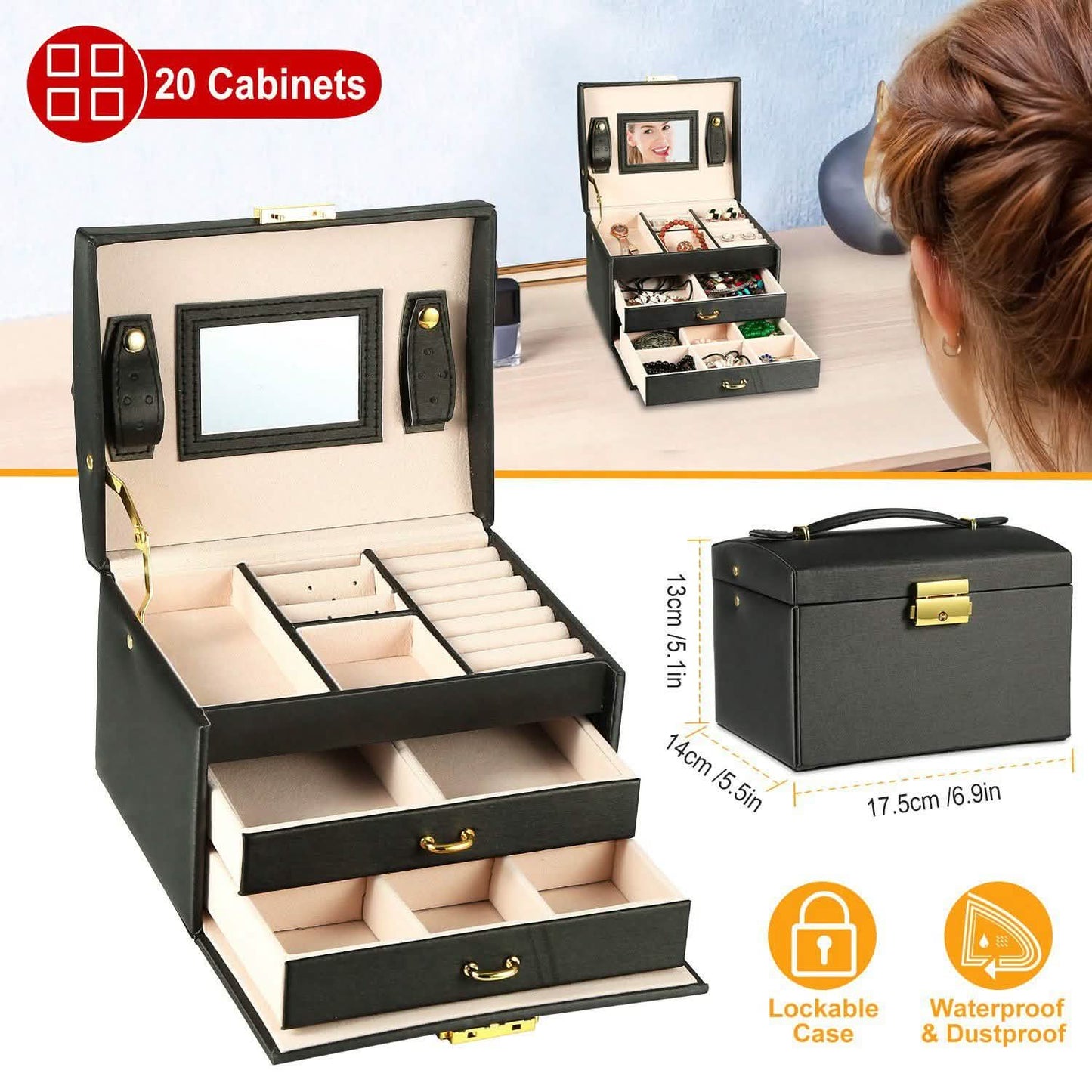 3-Layer Jewelry Case Organizer DailySale
