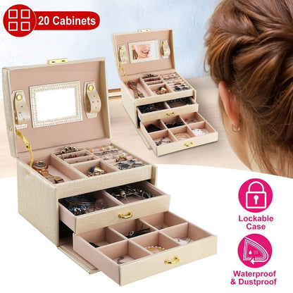 3-Layer Jewelry Case Organizer DailySale