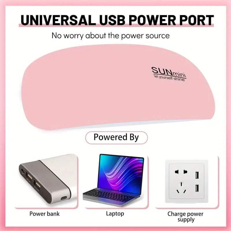 3 LED Mini UV/LED Nail Dryer DailySale