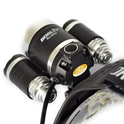 3 LED XM-L T6 Waterproof Headlamp LED Torch Flashlight DailySale