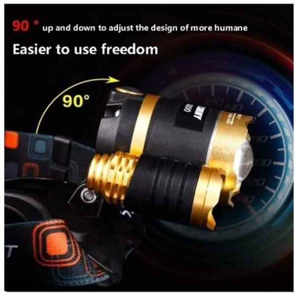 3 LED XM-L T6 Waterproof Headlamp LED Torch Flashlight DailySale