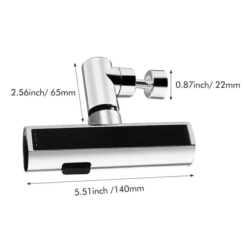 3-Mode Leakproof Sink Faucet Adapter - Durable Copper Construction for Kitchen and Bathroom DailySale