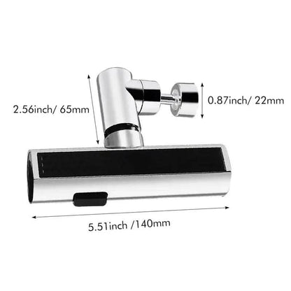 3-Mode Leakproof Sink Faucet Adapter - Durable Copper Construction for Kitchen and Bathroom DailySale