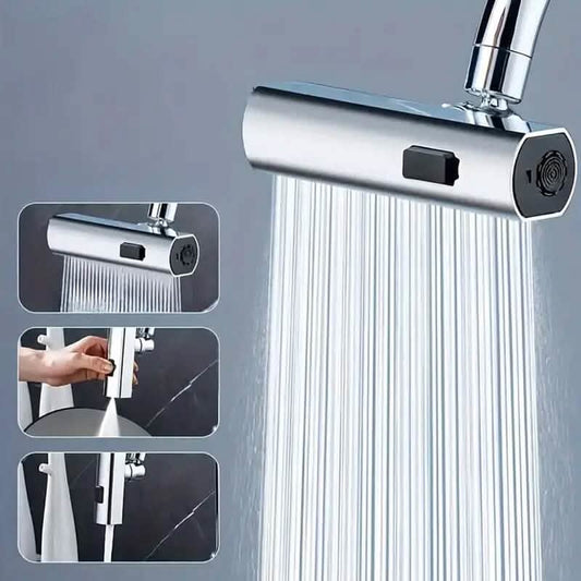 3-Mode Leakproof Sink Faucet Adapter - Durable Copper Construction for Kitchen and Bathroom DailySale