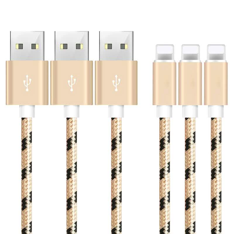 3-Pack: 10 Ft Apple Lightning Charger DailySale