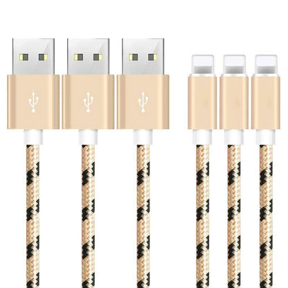 3-Pack: 10 Ft Apple Lightning Charger DailySale
