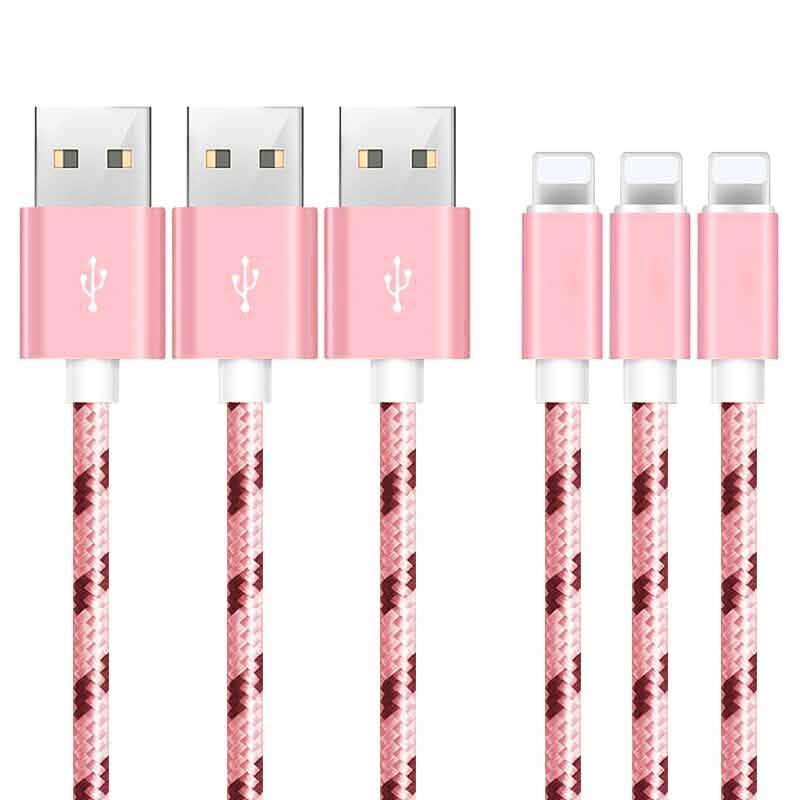 3-Pack: 10 Ft Apple Lightning Charger DailySale