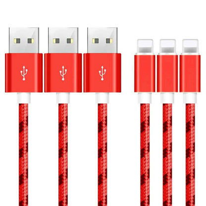 3-Pack: 10 Ft Apple Lightning Charger DailySale