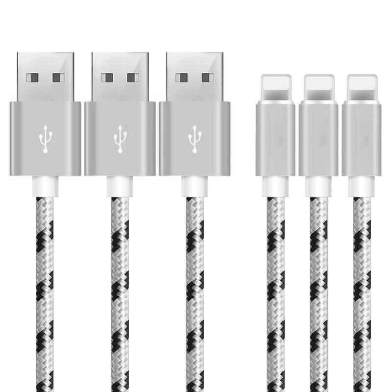 3-Pack: 10 Ft Apple Lightning Charger DailySale
