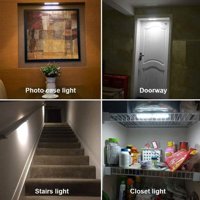 3-Pack: 10-LED Motion Sensor Stick on Light Bars DailySale