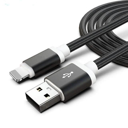 3-Pack: 10FT Heavy Duty Braided iPhone Lightning USB Cable DailySale