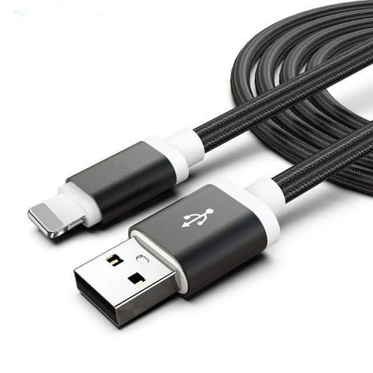 3-Pack: 10FT Heavy Duty Braided iPhone Lightning USB Cable DailySale