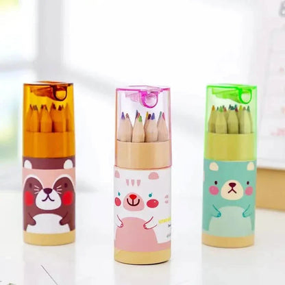 3-Pack: 12-Color Cute Pencils Creative Stationery Cute Bear DailySale