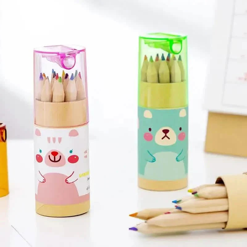 3-Pack: 12-Color Cute Pencils Creative Stationery Cute Bear DailySale